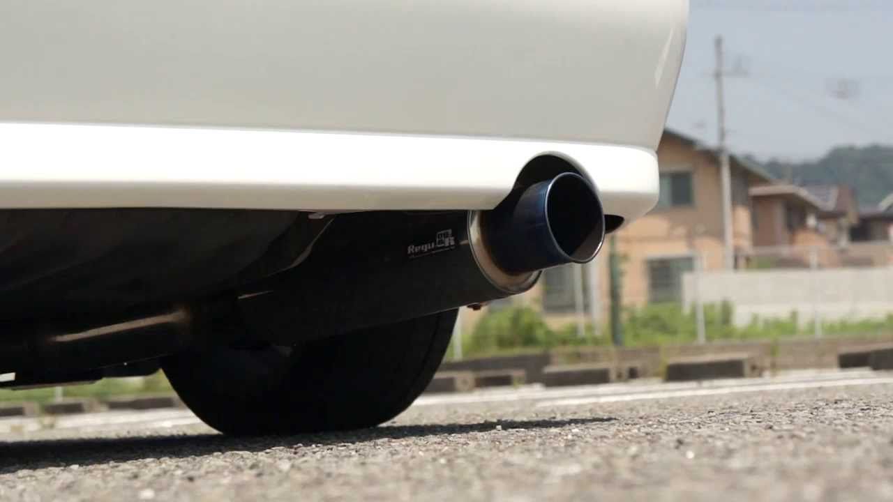 トヨタ アルテッツァ 柿本改 Regu.06＆R チタンフェイスマフラー1