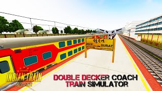 Indian Train Simulator Double Decker Coach Android Gameplay screenshot 5