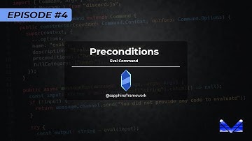 [E4] Discord Bot Tutorial (Preconditions & Eval Command)