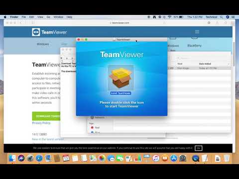 how to talk via teamviewer on mac