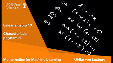 (A) Linear algebra 13: Characteristic polynomial