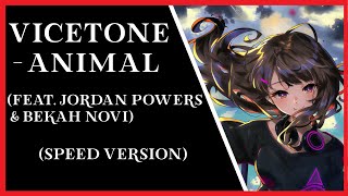 VICETONE - ANIMAL [FEAT JORDAN POWERS & BEKAH NOVI] (SPEED VERSION)