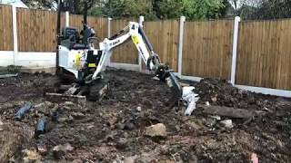 How to dig a French drain with a Bobcat E10 Clay Spade 80mm made for the job by digbits by Pure Clean Drainage PCDSOL 5,845 views 5 years ago 2 minutes, 4 seconds