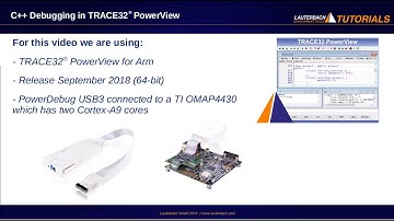 C++ Debugging in TRACE32 PowerView