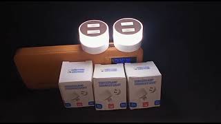 Lampu Bohlam Mini Dual USB Night Light Cool White 6000K 5V/1W