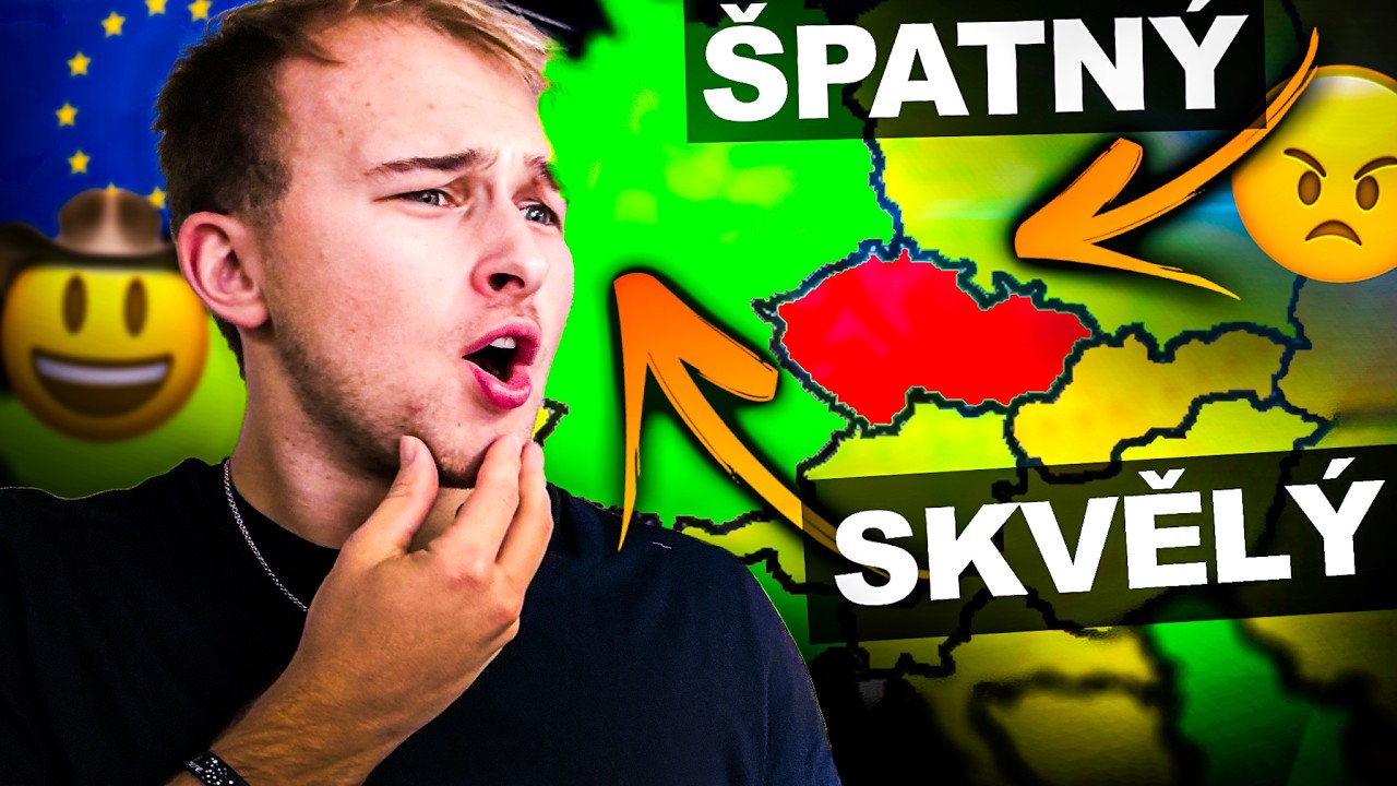 100 ZAJÍMAVÝCH MAP EVROPY! 🤯🤩