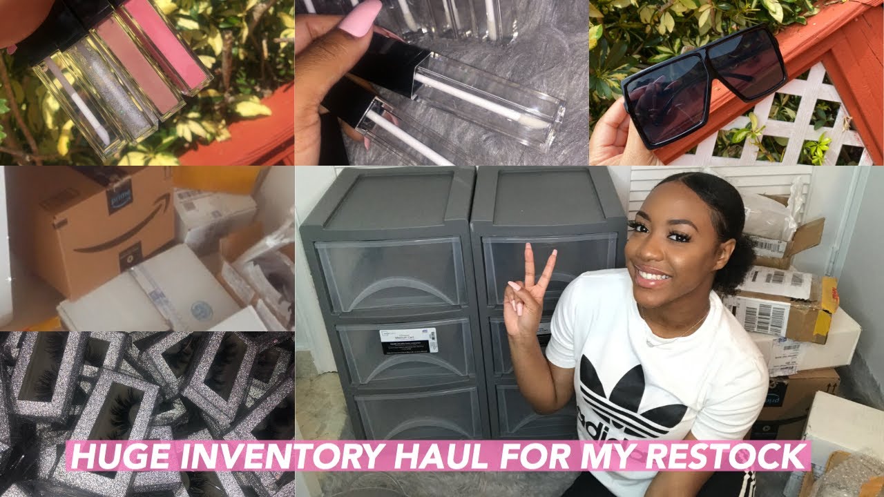 EP.3 HUGE RESTOCK UNBOXING/INVENTORY HAUL + ORGANIZING| New Products + MORE | LIFE OF ENTREPRENEUR 💗