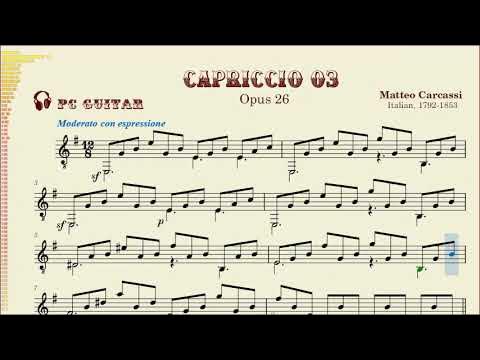 Siciliana by Matteo Carcassi Sheet music for Guitar (Solo