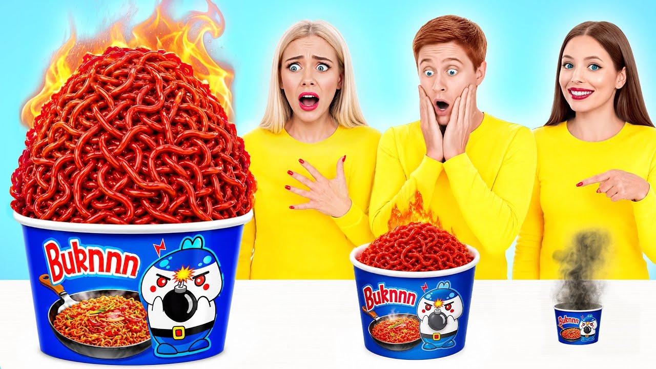 Big, Medium and Small Plate Challenge | Awesome Creative Challenge