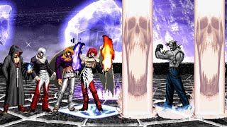 [KOF Mugen] Super Iori Team Vs Armored Rugal