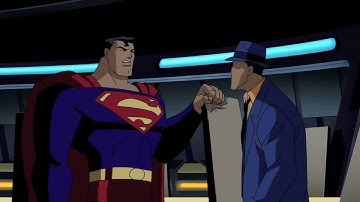 Question talks to Superman