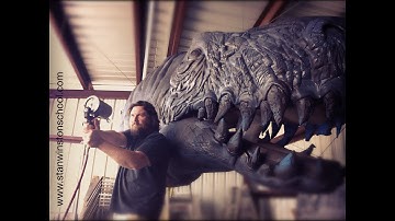 Make a Dinosaur - T-Rex Foam Fabrication Parts 1 & 2 - PREVIEW