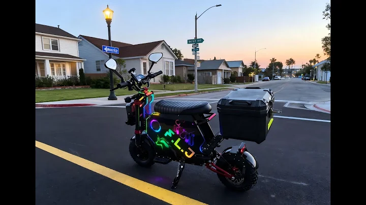 FLJ F14 12000W Electric Scooter Open Box and Installation #scooter #ebikes #electricmotorcycle