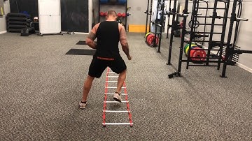 Agility Ladder Work - Icky Shuffle (Backwards) | Demonstration \\ Mayhem Fitness