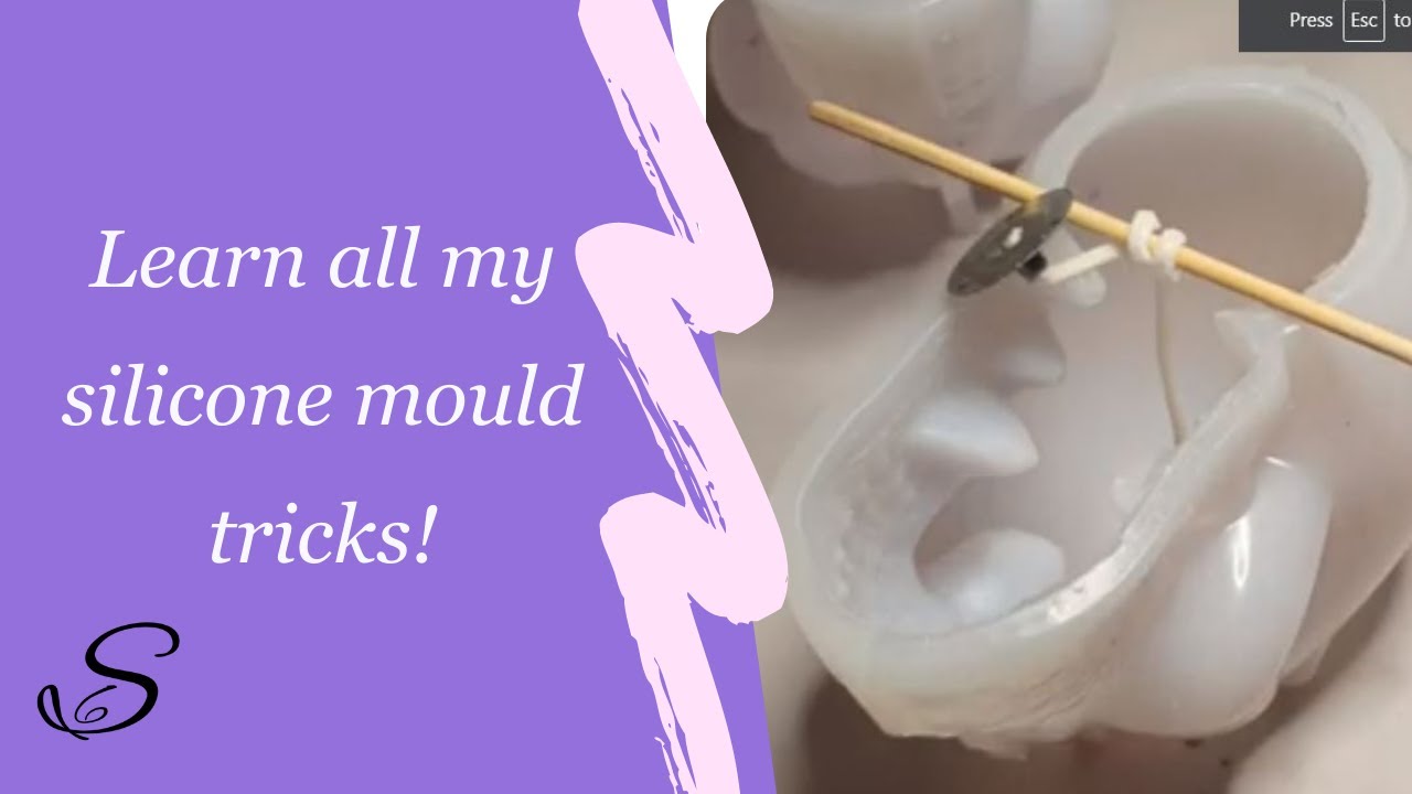 Testing new silicone moulds - Candle making tips for beginners 
