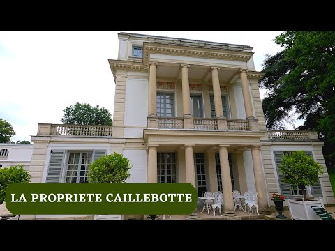 LA PROPRIETE CAILLEBOTTE A YERRES, Essonne (Peintre du 19 éme siécle)