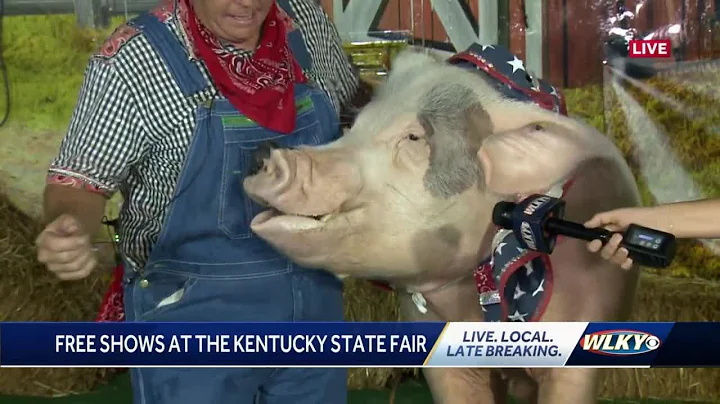 Porkchop Revue returns to Kentucky State Fair with popular barnyard animal act