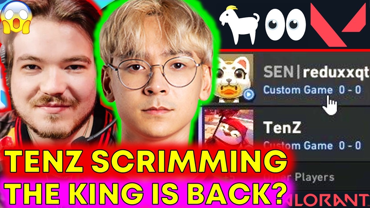 TenZ SPOTTED in Sentinels Trials: RETURN to VCT?! 🚨👑