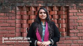 Ar. Darshini Jain Assistant Professor