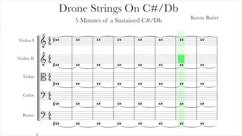 Drone Strings On C#/Db - Intonation for Violin, Viola & Cello