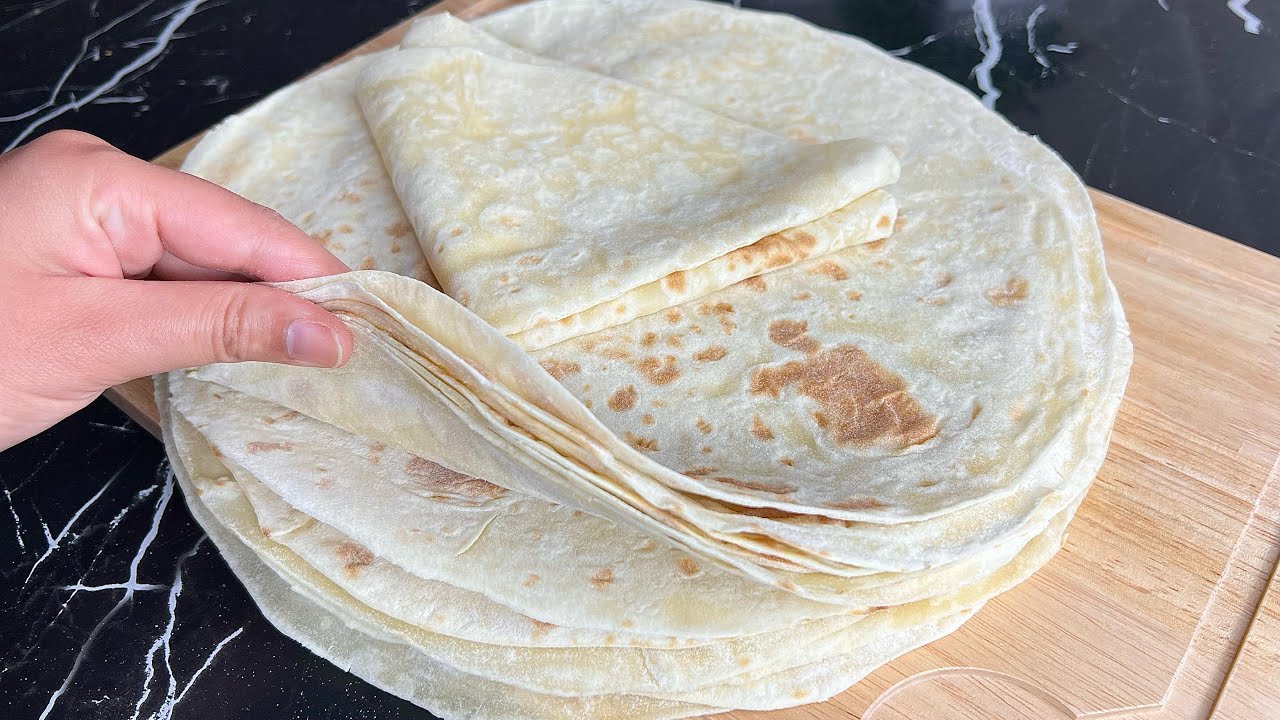 خبز الطاكوس 😍 نساي عليك الطريقة القديمة  وحضريه بطريقة مبتكرة دفعة واحدة 👌