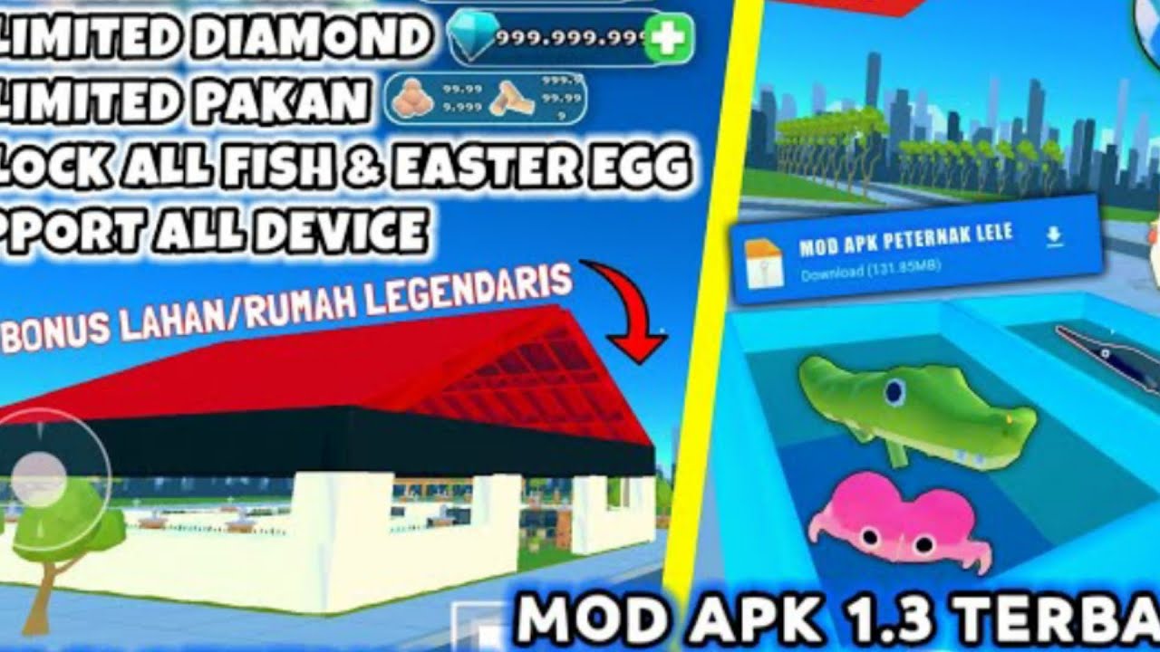 UPDET 1.3 AKU SI PETERNAK LELE MOD APK YouTube