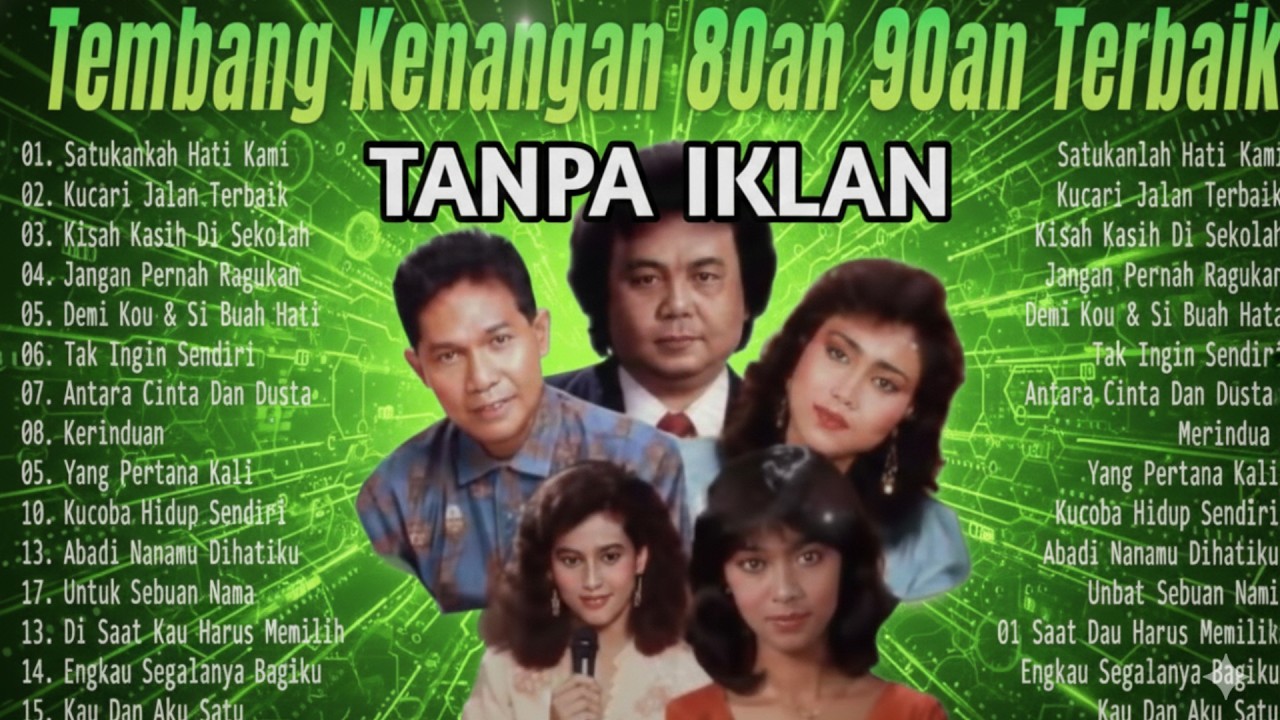 Tembang Kenangan 80an 90an Terbaik | Kumpulan lagu lawas Indonesia Terpopuler 80an 90an Tanpa Iklan