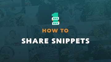 HOW TO SHARE SNIPPETS WITH 1SE | 3.5