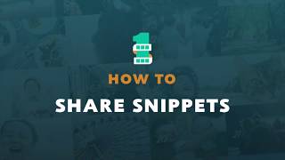 HOW TO SHARE SNIPPETS WITH 1SE | 3.5