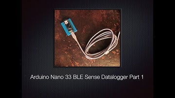 Arduino Nano 33 BLE Sense - Serial Datalogger