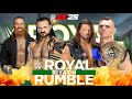 WWE_Royal Rumble Match Full Highlights 31/1/26 wwe2k25 ps5 gameplay simulation 