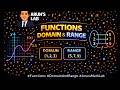 Functions, Domain and Range Explained | Function Notation, Inputs, Outputs and Examples