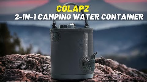 How to carry water on your camping trips? Colapz 2-in-1 is ideal for outdoor activities