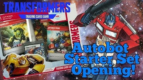 Transformers TCG Autobot Starter Set Opening!