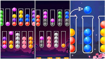 Ball Sort Puzzle Gameplay 9 , Android Games ios Walkthrough Simulator Think Brain Puzzle