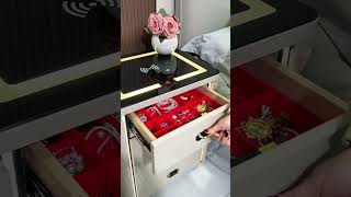 Smart Bedside Table with Hidden Storage – Keep Your Valuables Safe at Home" #shortsfeed