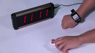 Wireless calling system for restaurant