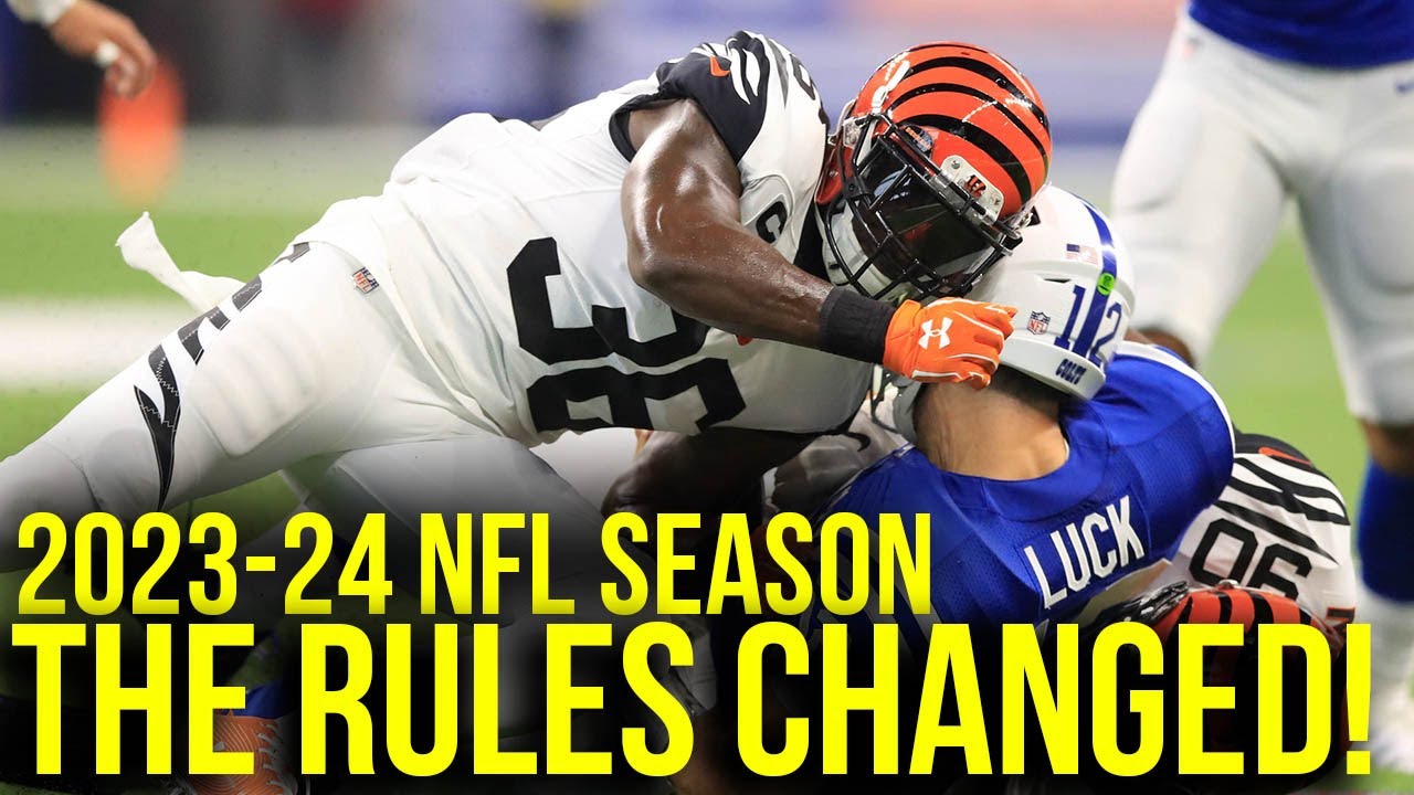 202324 NFL SEASON NEW RULES IN PLACE! YouTube