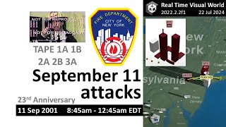 FDNY & Naudet Not For Broadcast Footage (8:45 am - 12:45 pm EDT) | September 11 attacks | Real Time