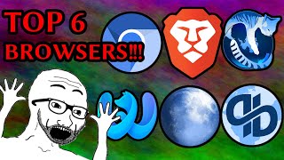 TOP 6 WEB BROWSERS! (5 out of 6 are Blue!) screenshot 1