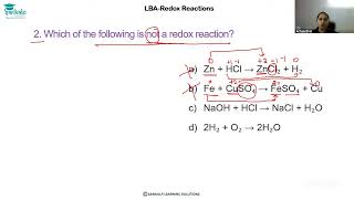 LBA KCET I PU Chemistry Redox Reactions MCQ 2