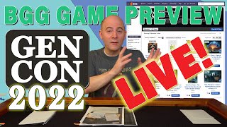 GENCON 2022 - BGG Game Convention Preview - Runthrough