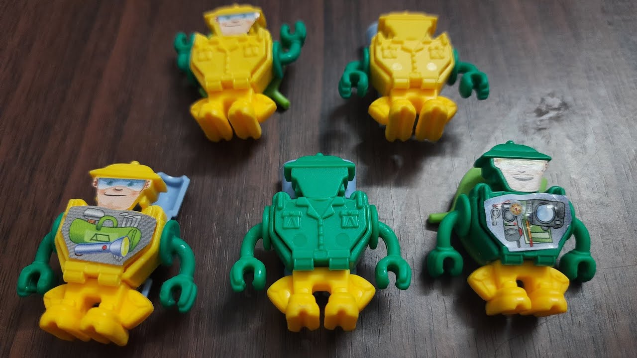 Kinder Joy Robo Toys collection YouTube