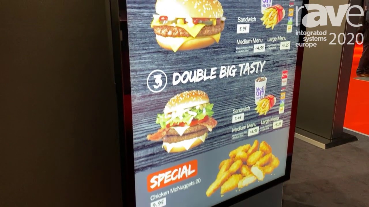 ISE 2020: Acrelec Shows Outdoor Digital Menu Board Solution for Drive-thrus