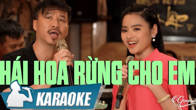 Hái Hoa Rừng Cho Em Karaoke Song Ca Quang Lập Thu Hường | Karaoke beat Chất lượng cao