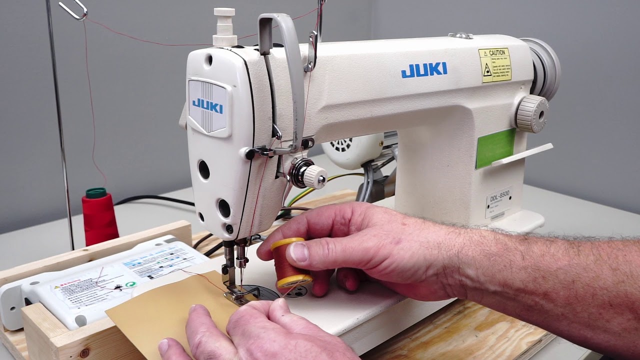 Threading Guide JUKI DDL-8500 & 8700 Industrial sewing machines 