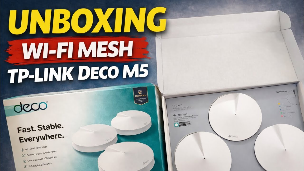Weak Wi-Fi? Unboxing TP-Link Deco M5 Mesh Wi-Fi (3 Pack) | Whole
