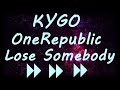 Kygo, OneRepublic - Lose Somebody (Faster Version)