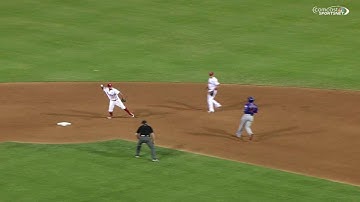 NYM@PHI: Hernandez starts a nice double play