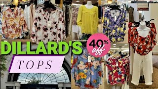 Dillards Shop with  Me Blouses & Tops 40% off🔥#fashion #designer  #budget #dress #me #shopwithme